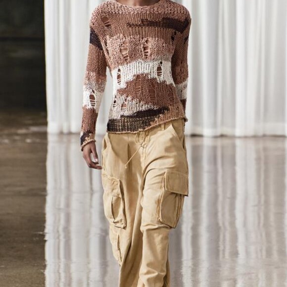 ZARA KNIT SWEATER WITH TRIMS - Picture 9 of 9